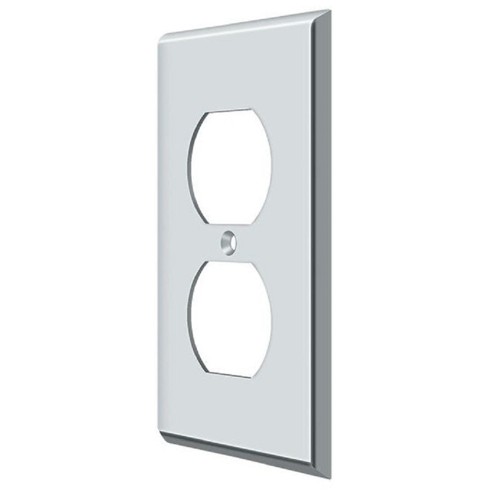 Deltana SWP4752U26 Double Outlet Switch Plates, Bright Chrome