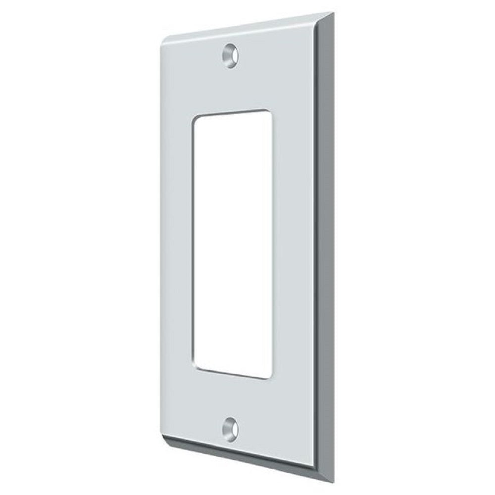 Deltana SWP4754U26 Single Rocker Switch Plate, Bright Chrome