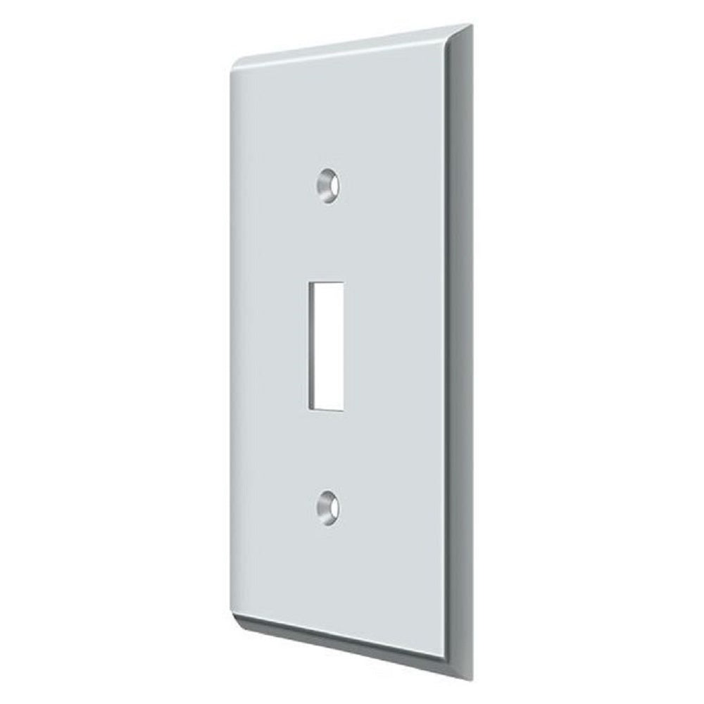 Deltana SWP4751U26 Single Standard Switch Plate, Bright Chrome