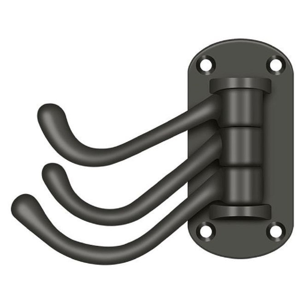 Deltana TSH40U10B Heavy Duty Triple Swivel Hook, Oil Rubbed Bronze