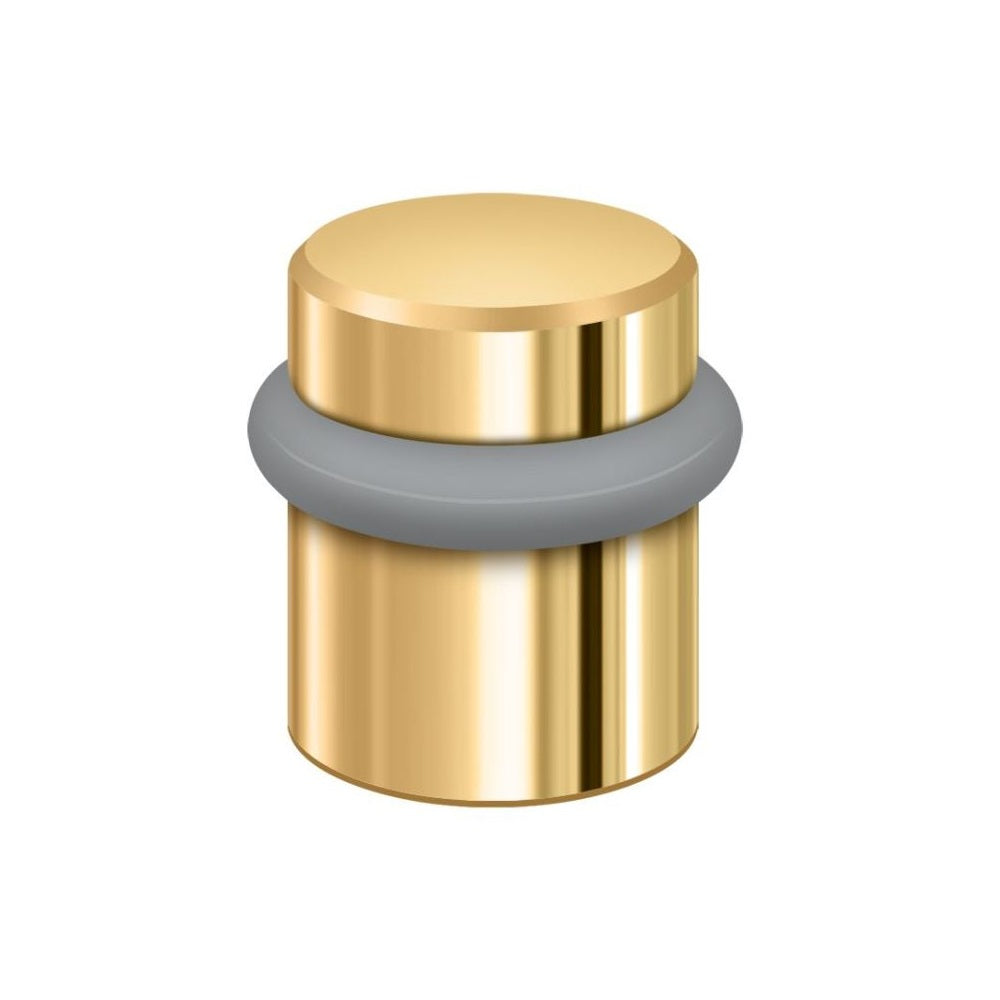 Deltana UFB4505CR003 Round Universal Floor Bumper, Lifetime Brass