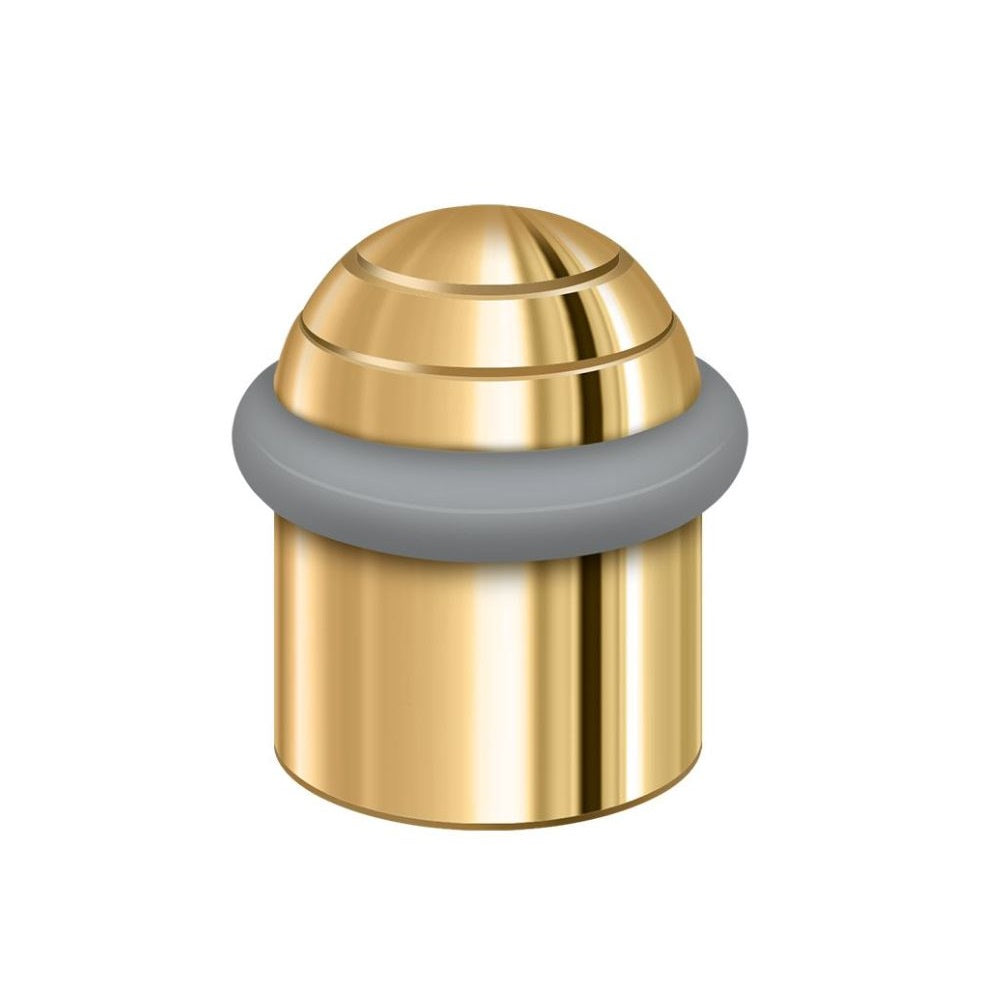 Deltana UFBD4505CR003 Round Dome Cap Floor Bumper, 1-1/2", Lifetime Brass