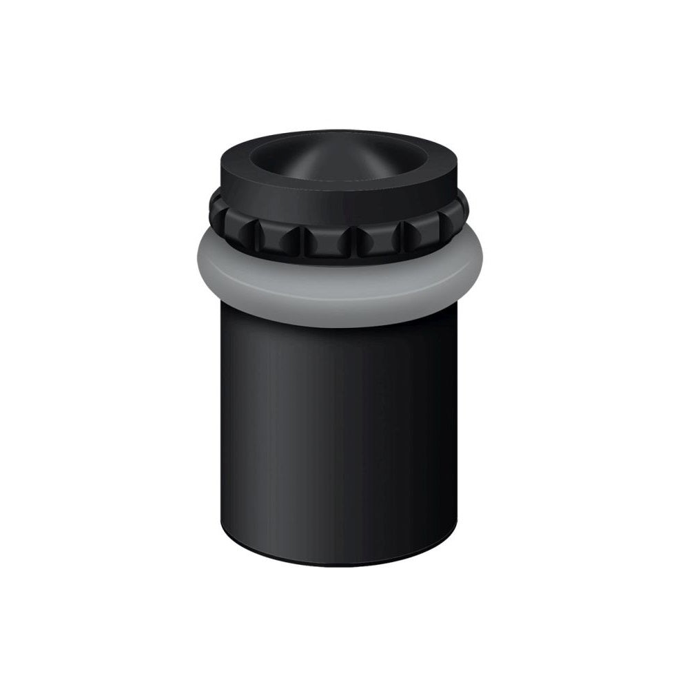 Deltana UFBP5000U19 Round Pattern Cap Floor Bumper, 2", Black