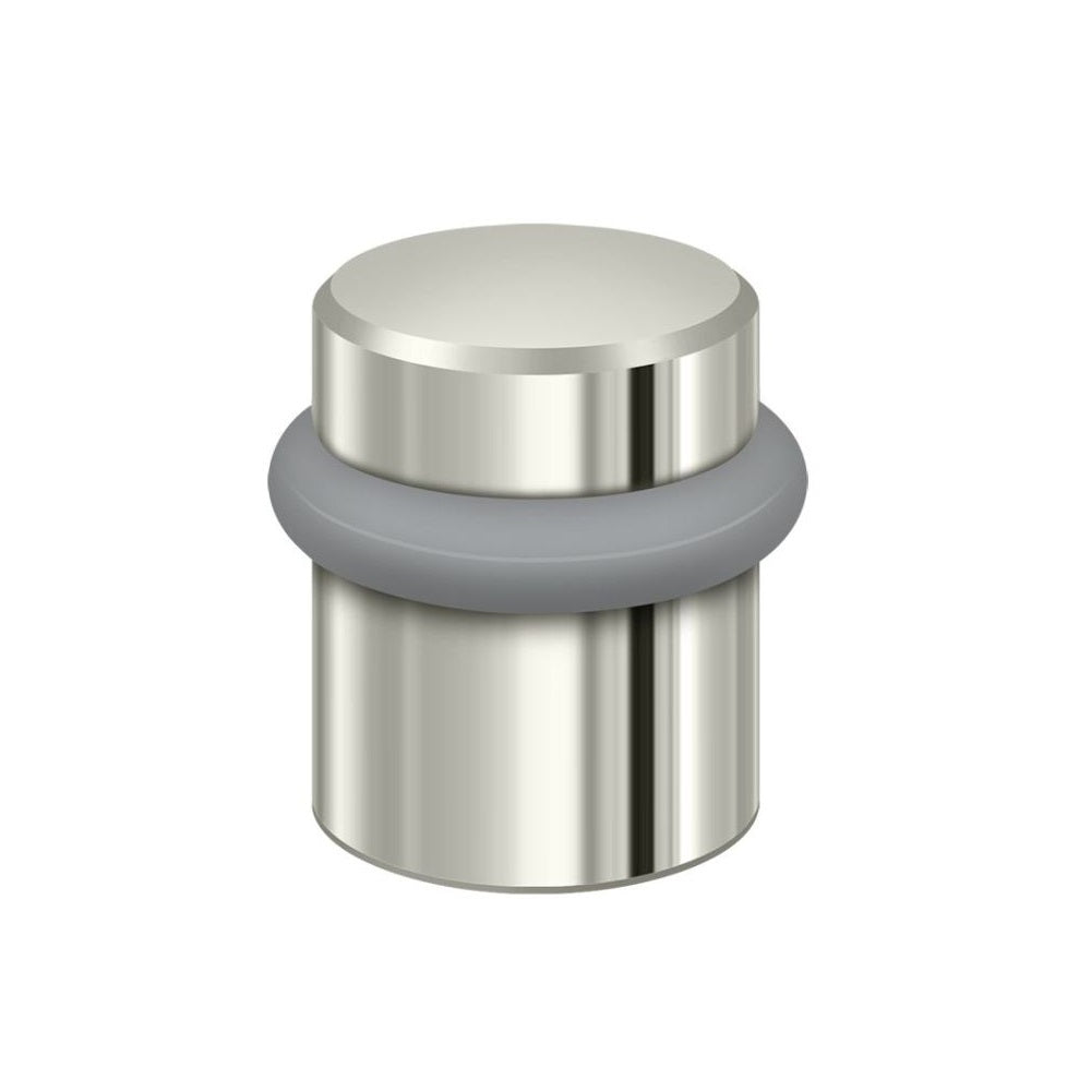Deltana UFB4505U14 Round Universal Floor Bumper, 1-1/2", Polished Nickel