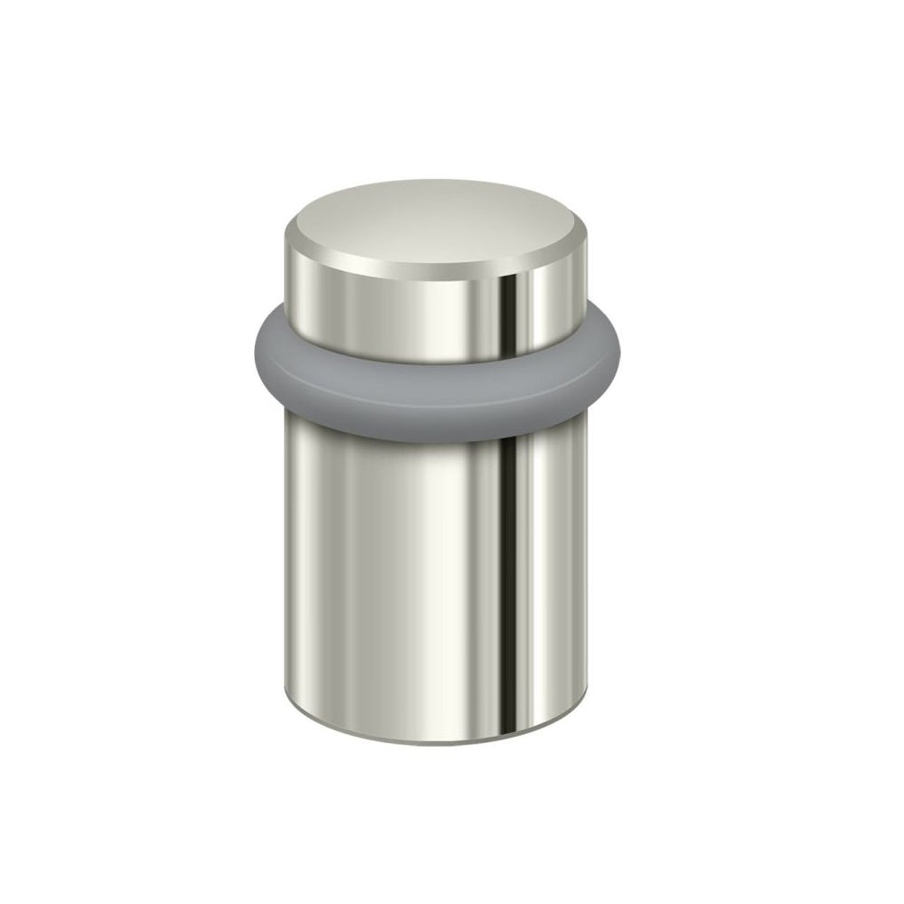 Deltana UFB5000U14 Round Universal Floor Bumper, 2", Polished Nickel