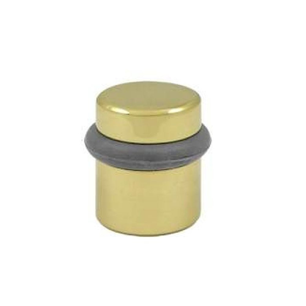 Deltana UFB4505U3-UNL Round Universal Floor Bumper, 1-1/2", Unlacquered Brass