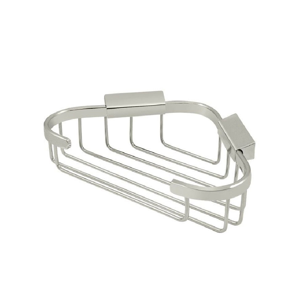 Deltana WBC8570U14 Corner Wire Basket, 8-1/2", Polished Nickel
