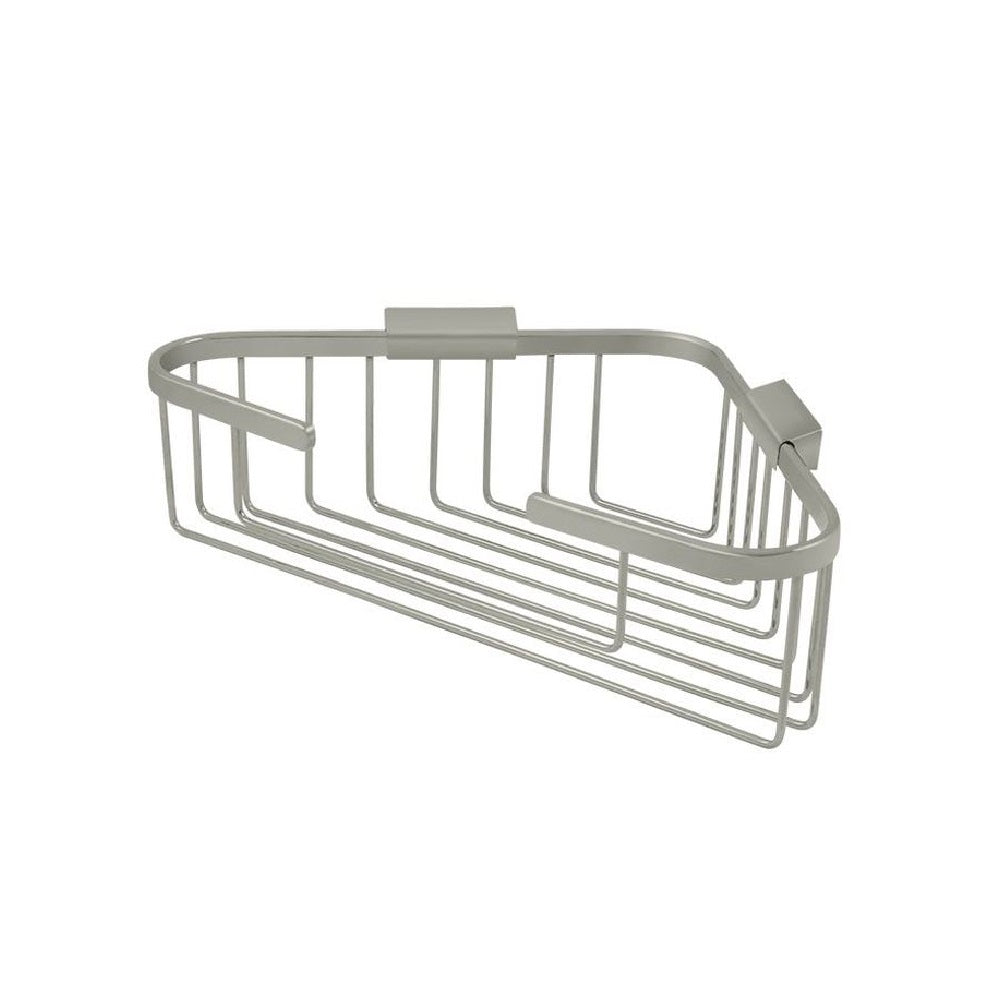 Deltana WBC1310U15 Corner Wire Basket, 13", Brushed Nickel