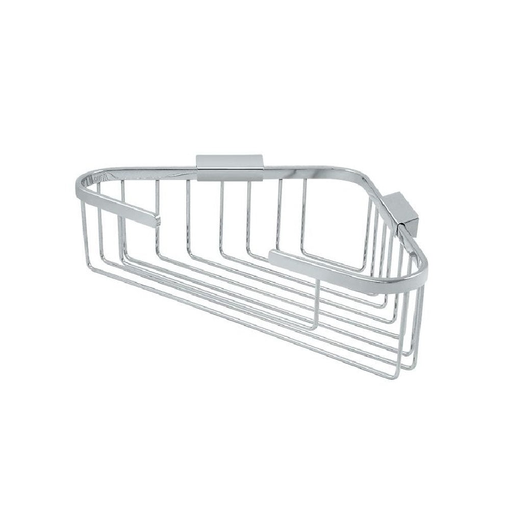 Deltana WBC1310U26 Corner Wire Basket, 13", Polished Chrome