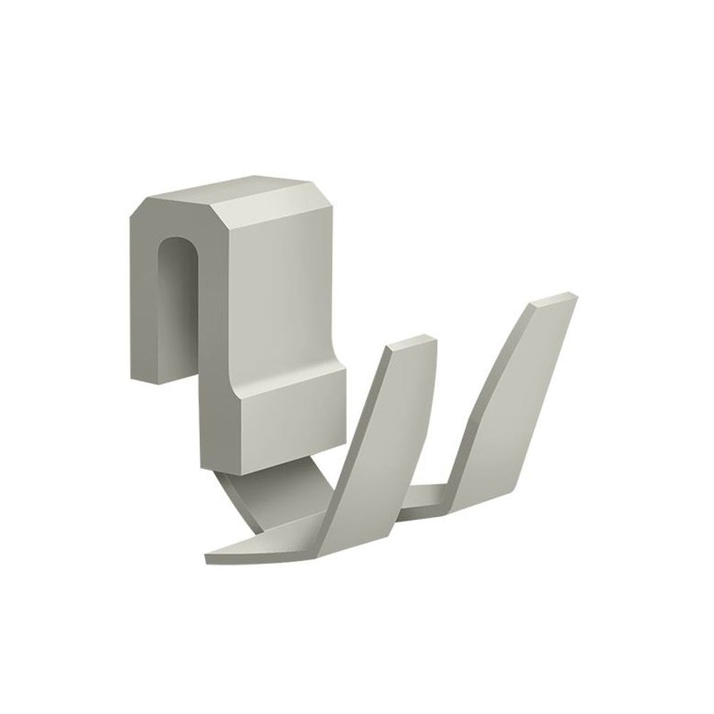 Deltana WBHOOK-15 Double Prong Robe Hook, Brushed Nickel