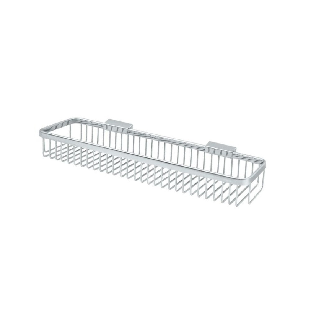 Deltana WBR1851U26 Rectangular Wire Basket, 18", Polished Chrome