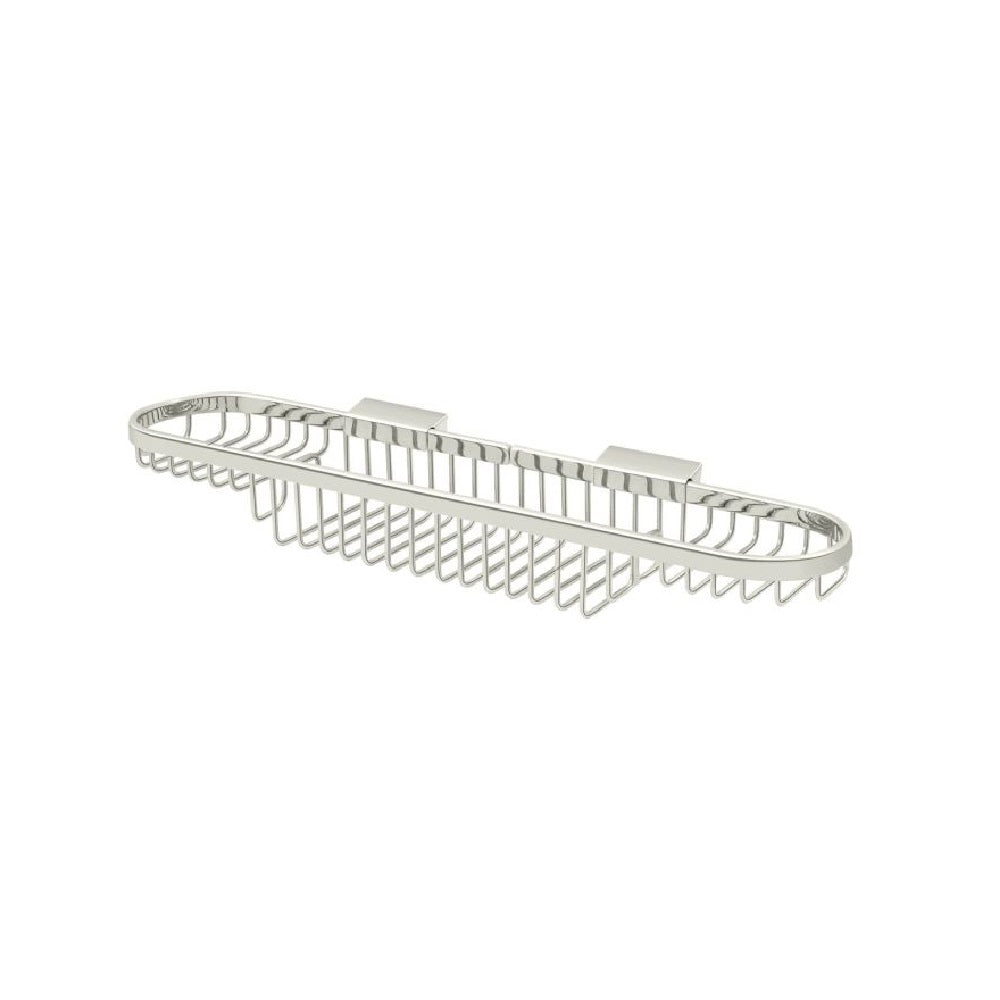 Deltana WBR1835U14 Rectangular Wire Basket, 18", Polished Nickel