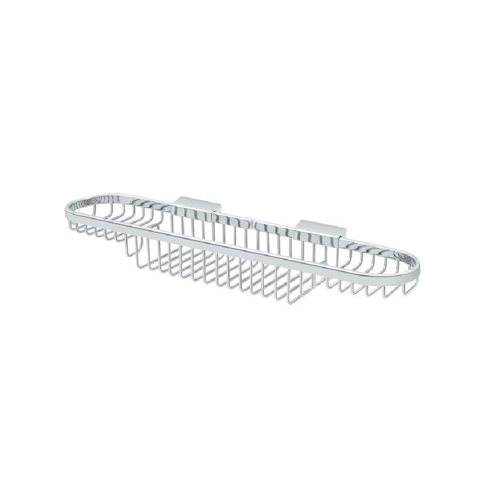 Deltana WBR1835U26 Rectangular Wire Basket, 18", Polished Chrome