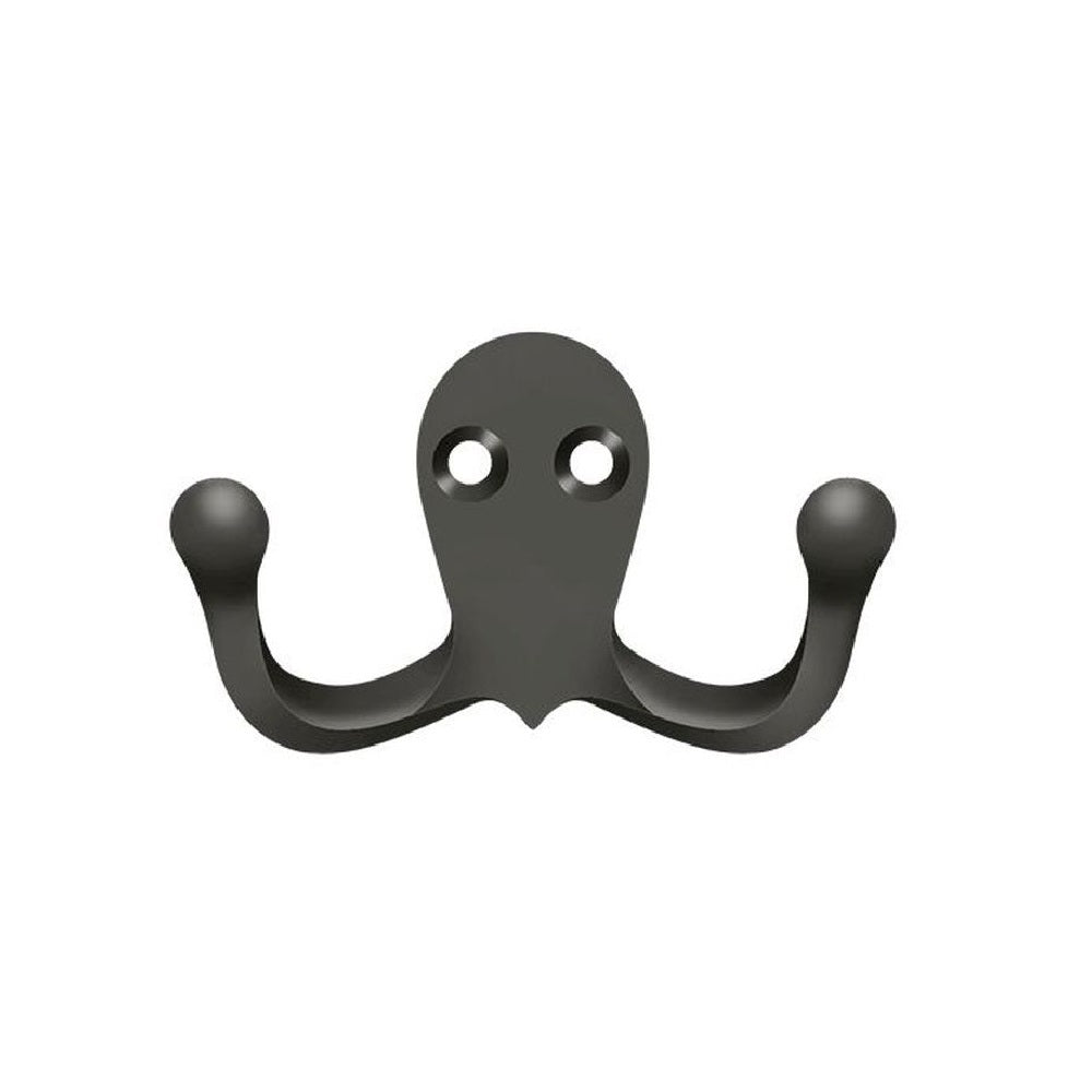Deltana WDH15U10B Coat and Hat Double Hook, Oil Rubbed Bronze