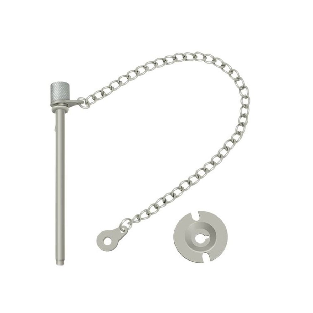 Deltana WDP30U15 Window Door Pin, 3", Brushed Nickel