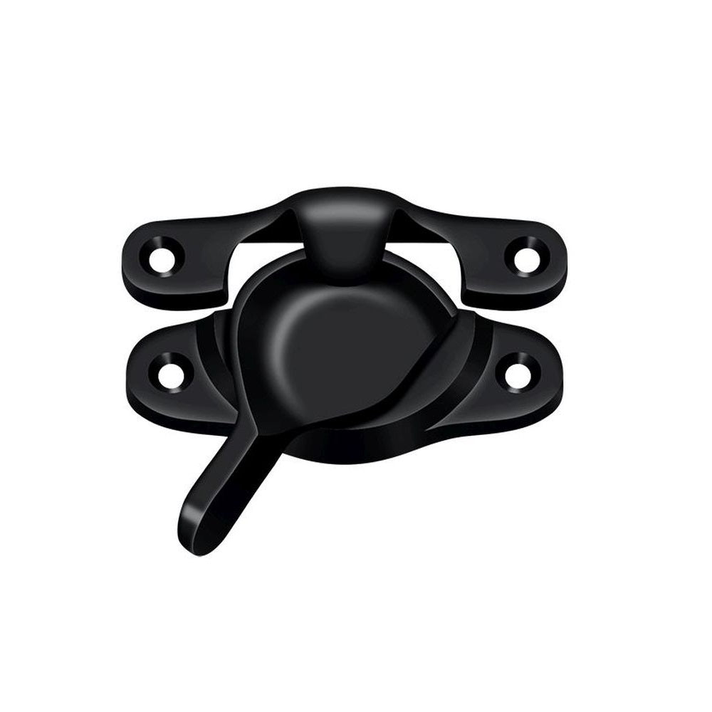 Deltana WLS9U19 Window Sash Lock, 1-1/16" x 3", Black