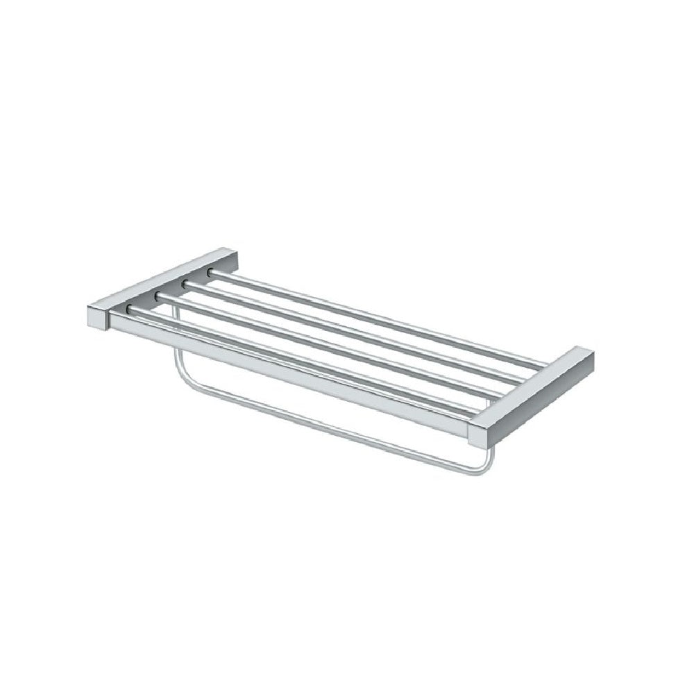 Deltana ZA2024-26 Hotel Shelf with Bracket from the ZA Series, Polished Chrome