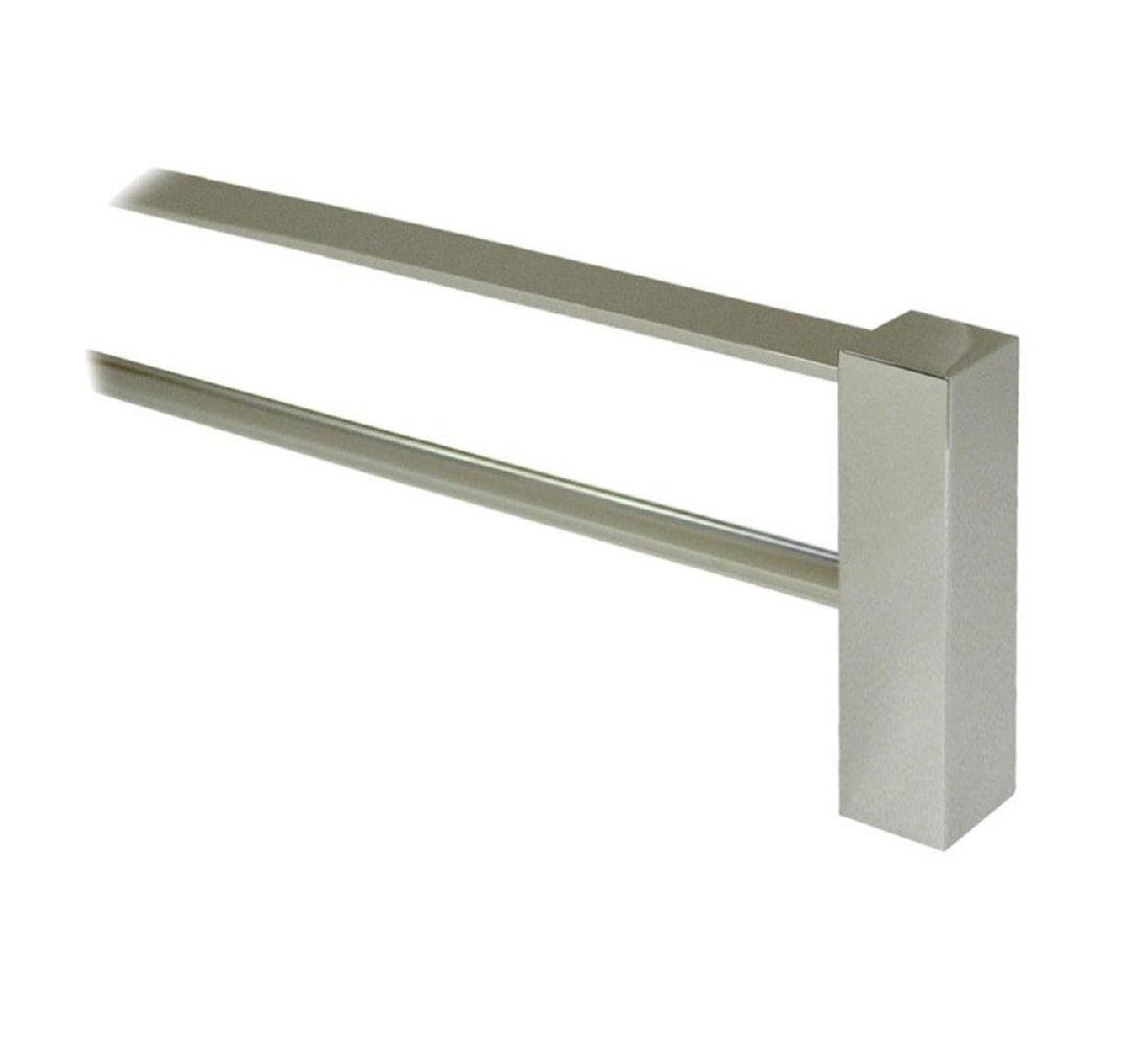 Deltana ZA2006/24-15 ZA-Series Double Towel Bar, 24", Brushed Nickel