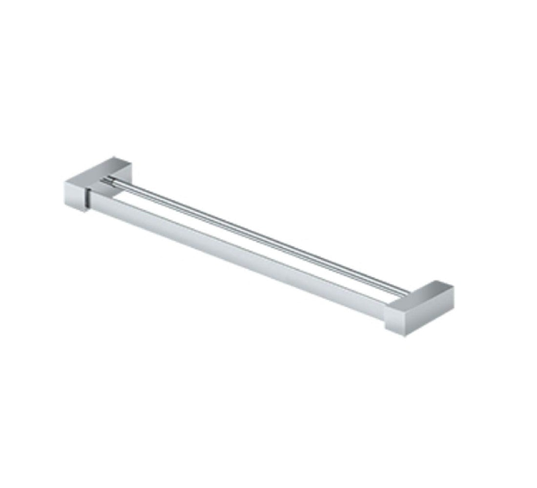 Deltana ZA2006/24-26 ZA-Series Double Towel Bar, 24", Polished Chrome