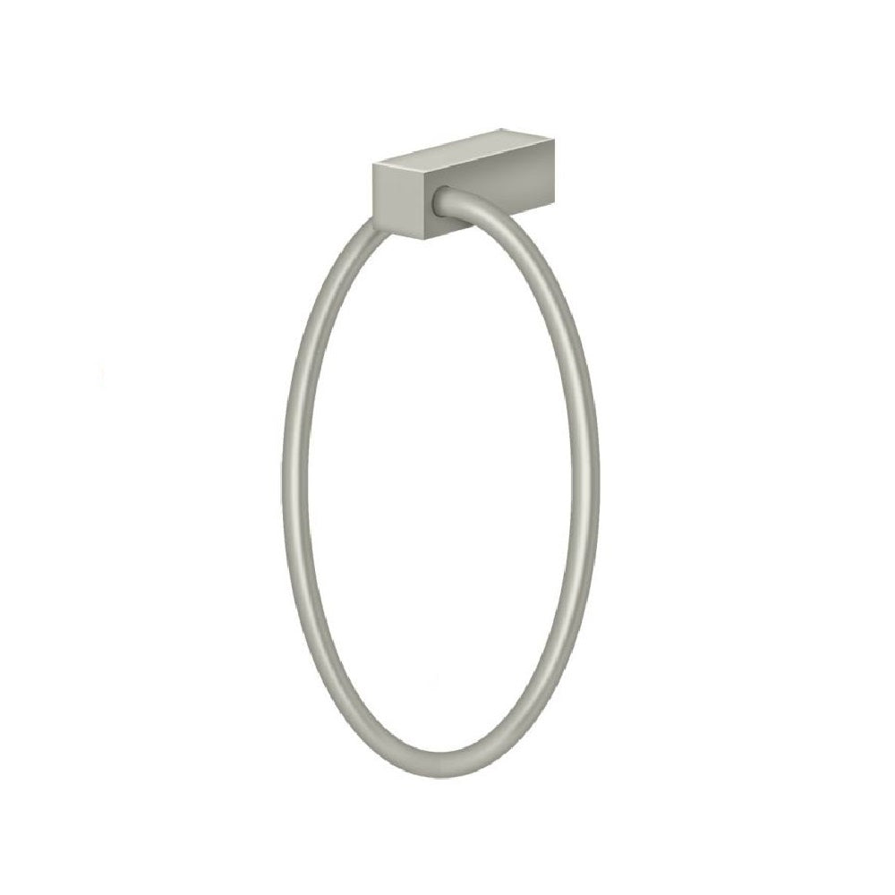 Deltana ZA2008-15 ZA-Series Towel Ring, 8", Brushed Nickel