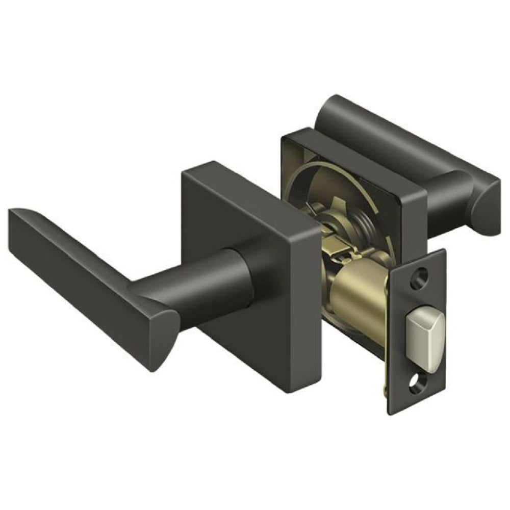 Deltana ZLLS3U10B Livingston Passage Door Lever, Oil Rubbed Bronze