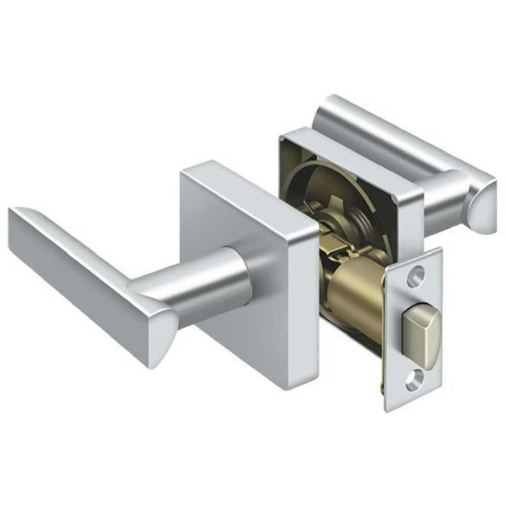 Deltana ZLLS3U26 Livingston Passage Door Lever, Bright Chrome