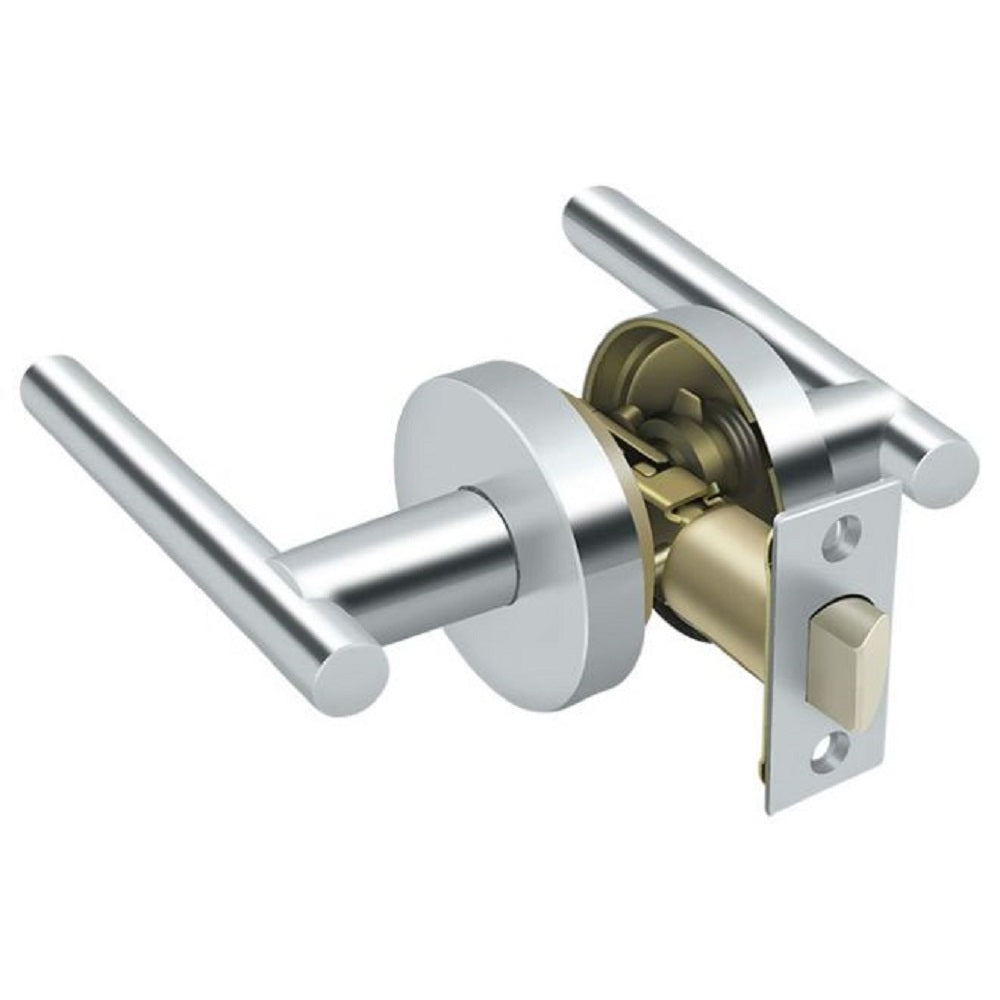 Deltana ZMLR3U26 Mandeville Passage Door Lever, Bright Chrome