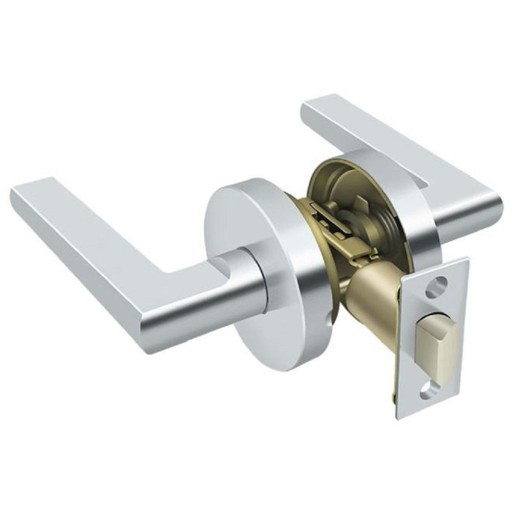 Deltana ZPLR3U26 Portmore Passage Door Lever, Bright Chrome