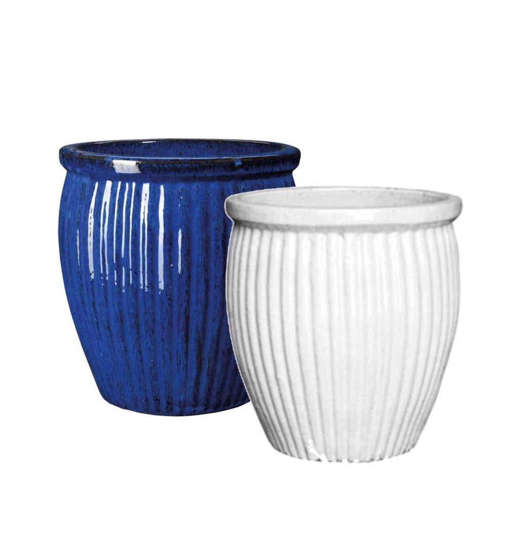 Deroma 11528 Acapulco Planter, Ceramic, Assorted