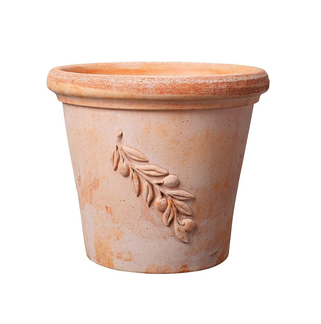 Deroma TG620NSZ Cilindro Olive Planter, Clay