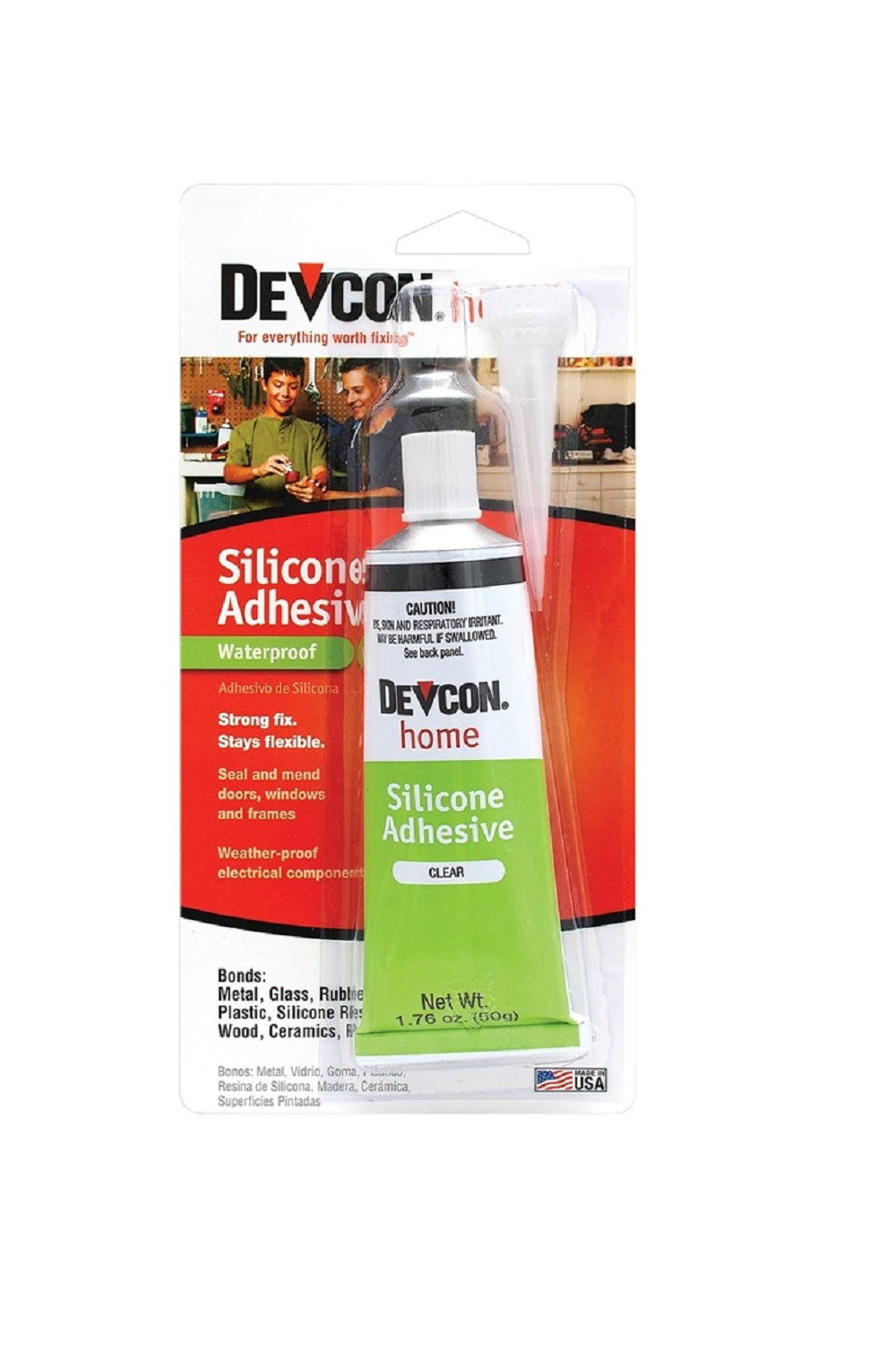 Devcon 12045 High Strength Silicone Adhesive,1 Oz