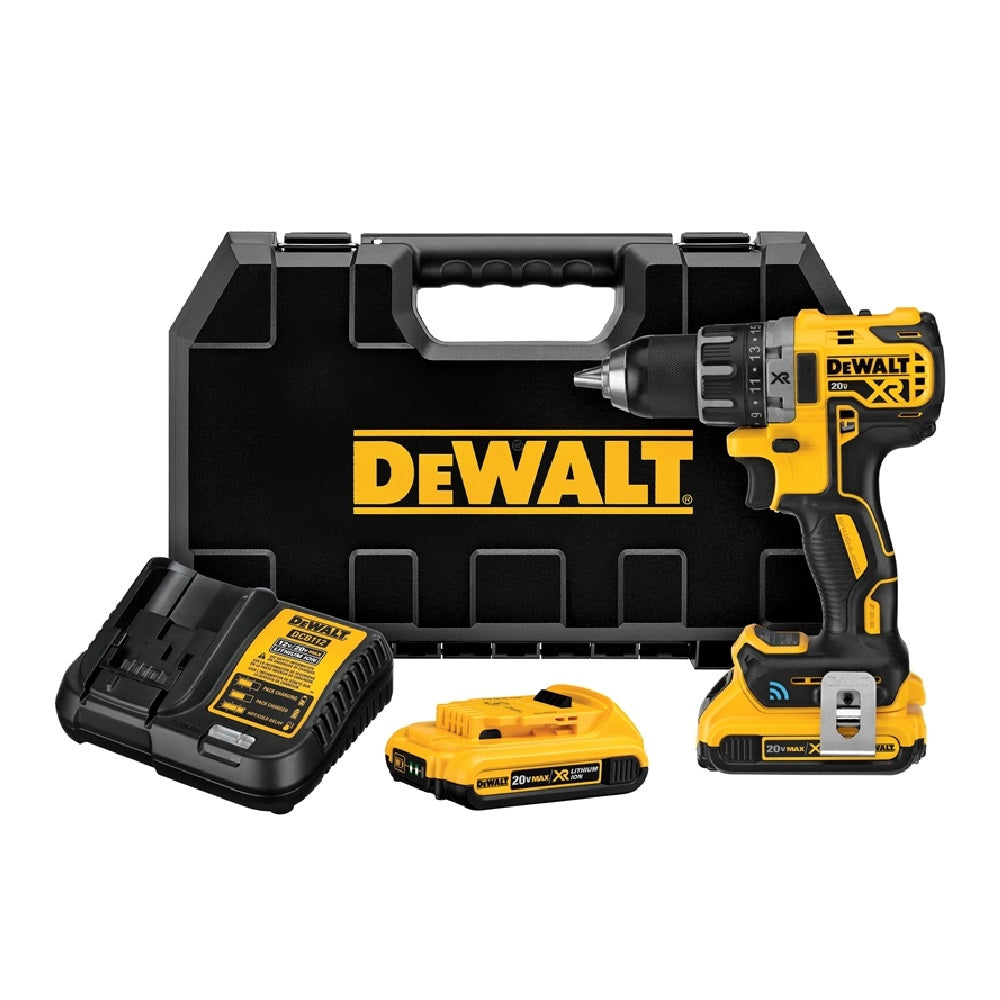 Dewalt DCD797D2 Compact Cordless Hammer Drill Kit, 2-Speed, 20 V
