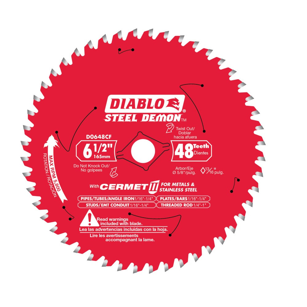 Diablo D0648CFA Steel Demon Saw Blade