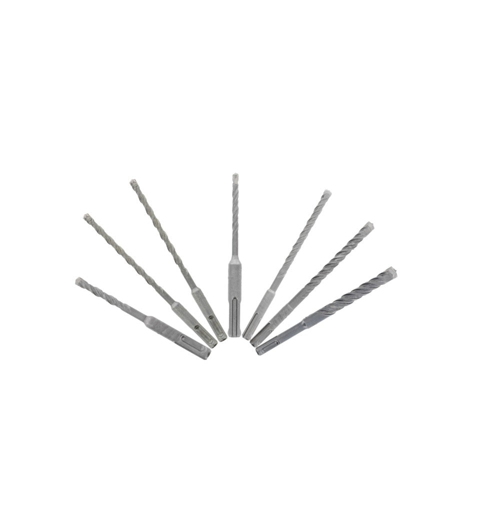 Diablo DMAPL9920-S7 Rebar Demon SDS-Plus 4-Cutter Full Carbide Head Hammer Bit Set, 7 Piece