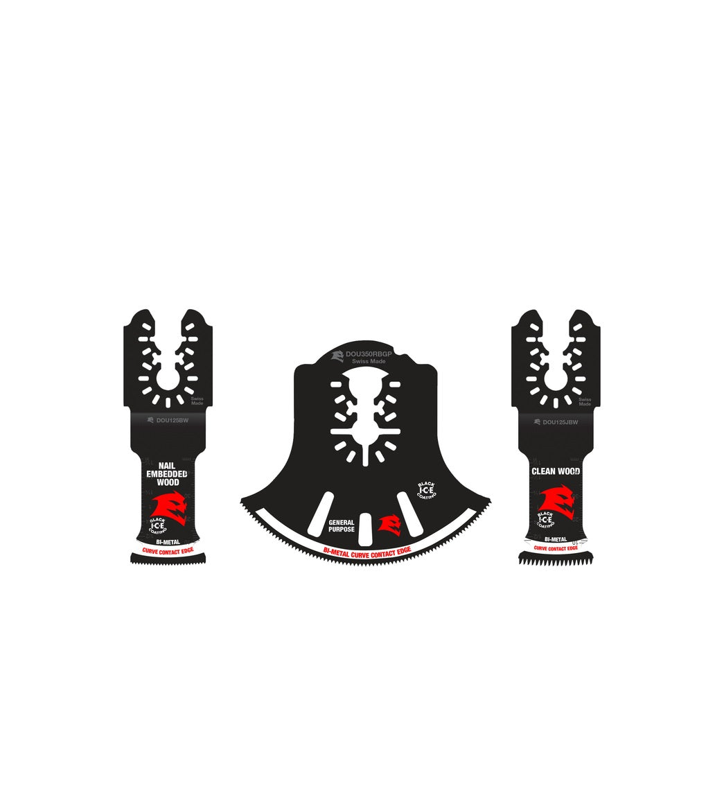 Diablo DOU3BS Bi-Metal Oscillating Blade Set, 3 Piece
