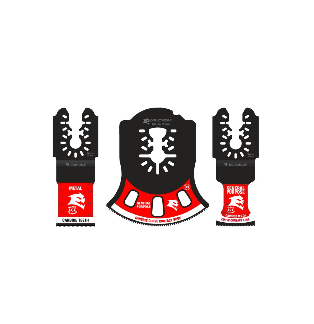Diablo DOU3CS Carbide Oscillating Blade Set, 3 Piece