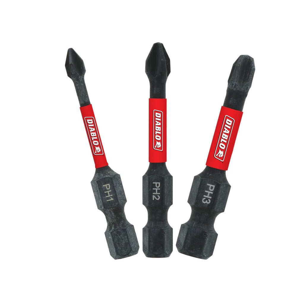 Diablo DPHV2-S3 Insert Bit Set, 2 in, 3-Piece — LIfe and Home