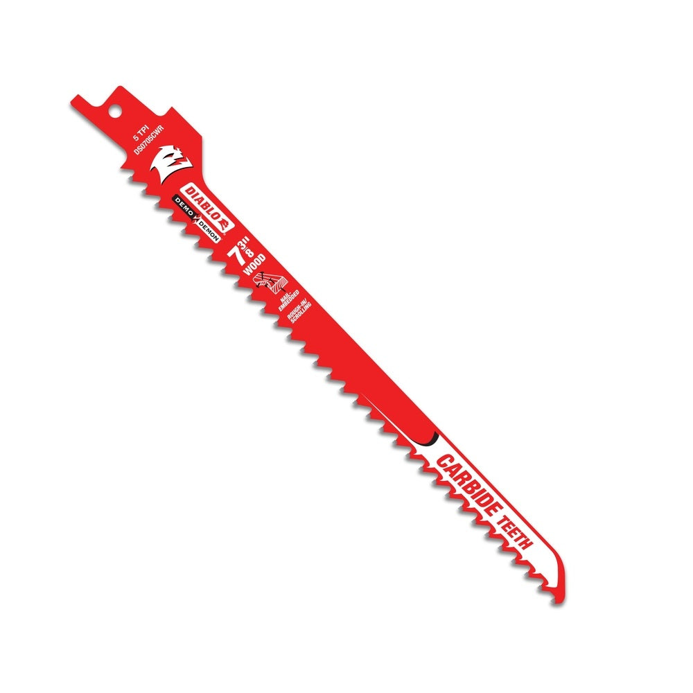 Diablo DS0705CWR3 Reciprocating Saw Blades, 7-3/8 Inch