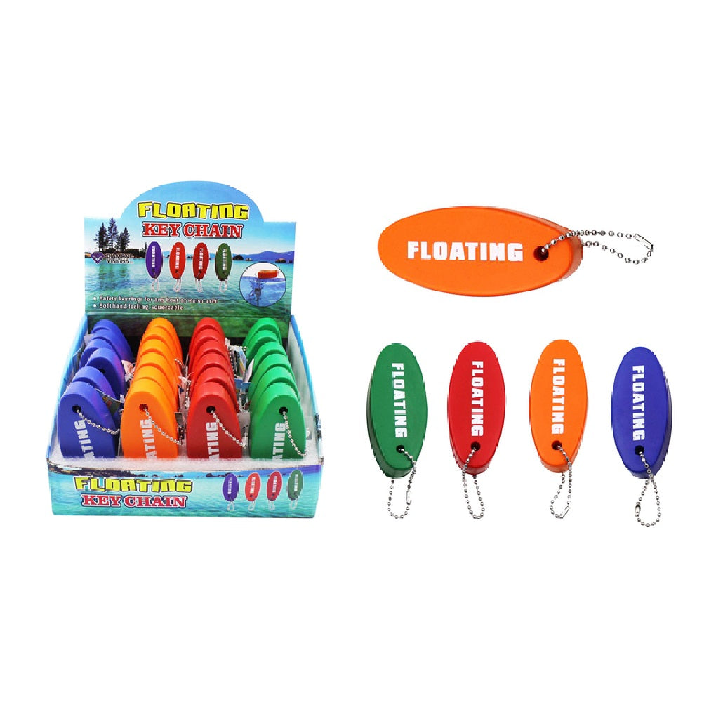 Diamond Visions 01-1732 Floating Key Chain, Foam/Metal, Assorted
