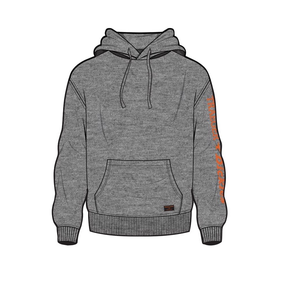 Dickies TRG22AHGXL Traeger Hoodie, Charcoal Grey, XL
