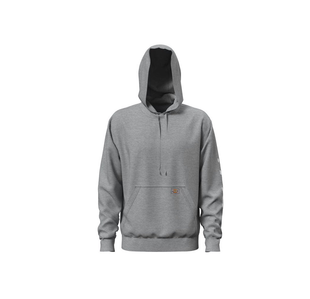 Dickies TW22BHGL Long Sleeve Men's Hooded Safety Sweatshirt, Gray