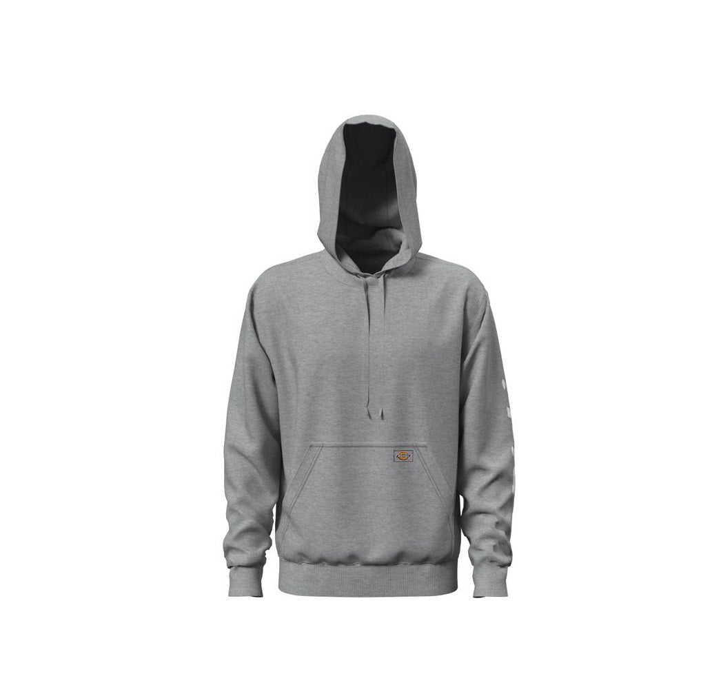 Dickies TW22BHGM Long Sleeve Men's Hooded Safety Sweatshirt, Gray