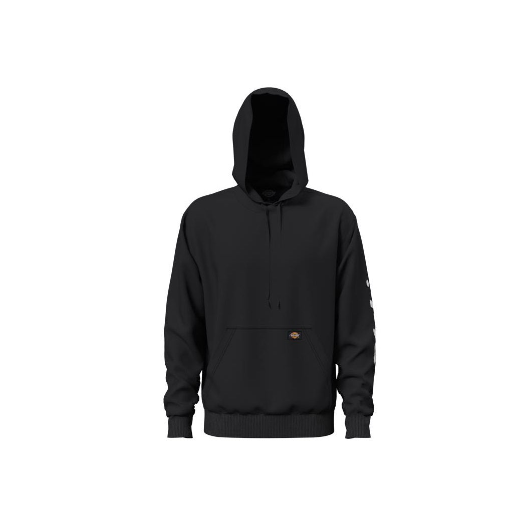 Dickies TW22BKBKL Long Sleeve Hooded Safety Sweatshirt, Black