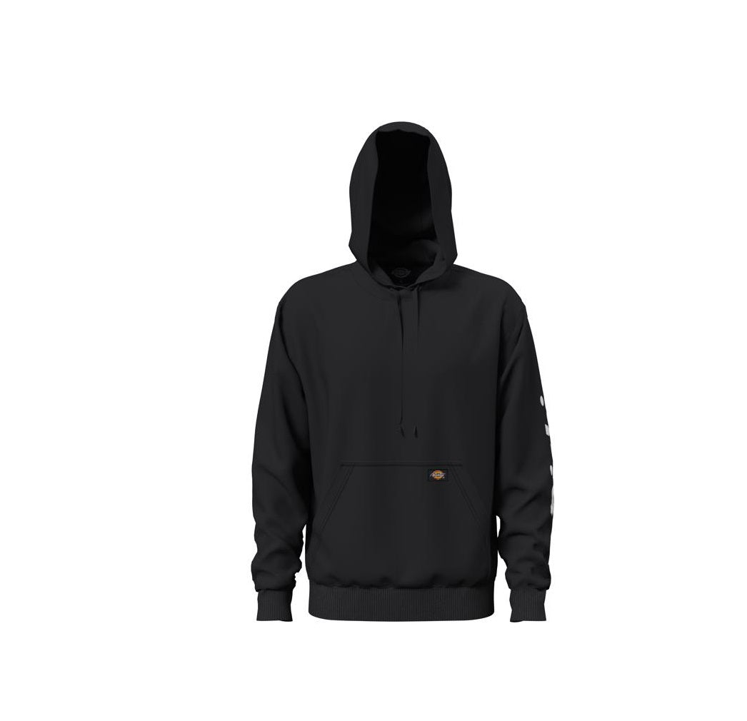 Dickies TW22BKBKM Long Sleeve Hooded Safety Sweatshirt, Black