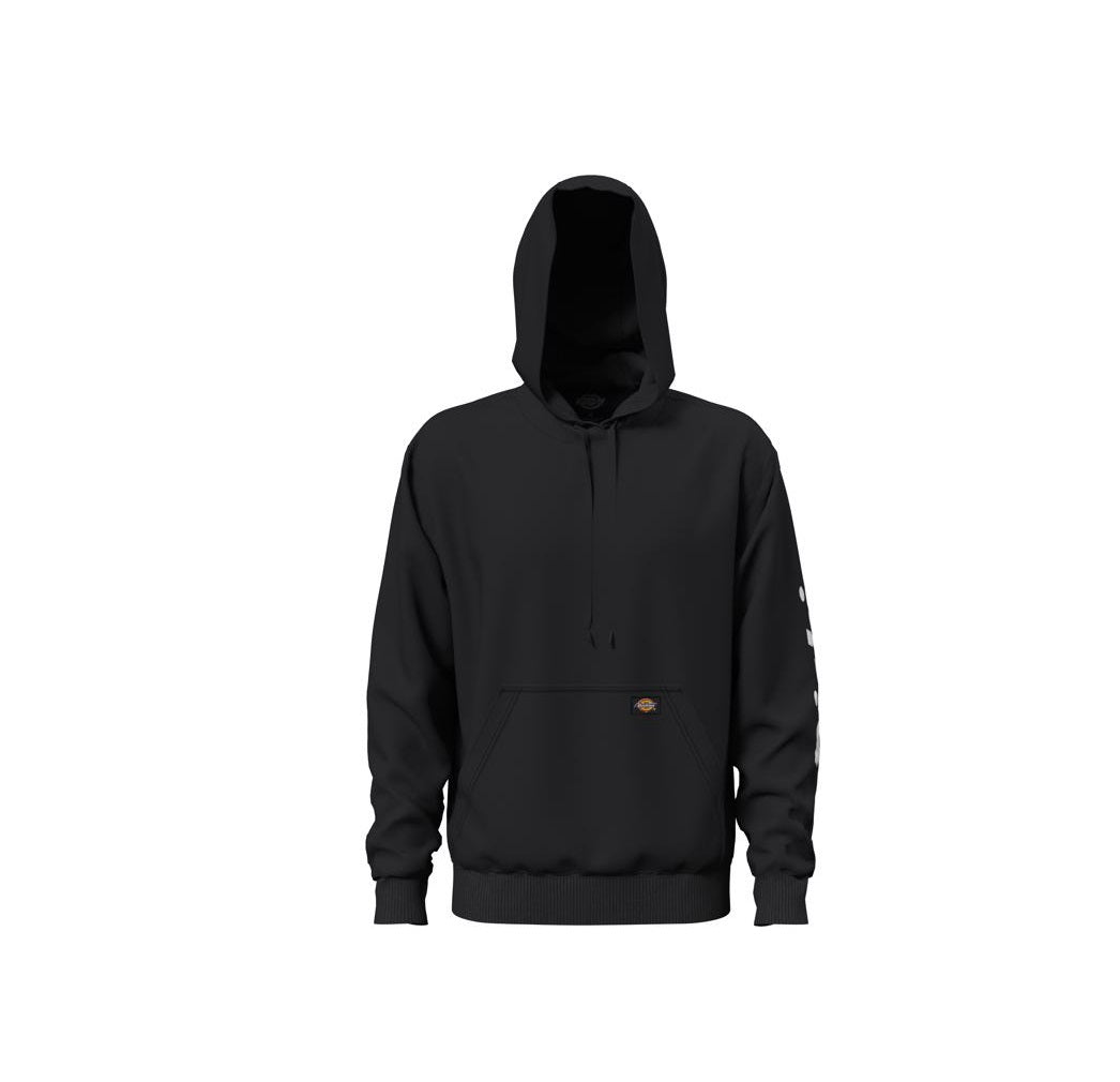 Dickies TW22BKBKXL Long Sleeve Hooded Safety Sweatshirt, Black