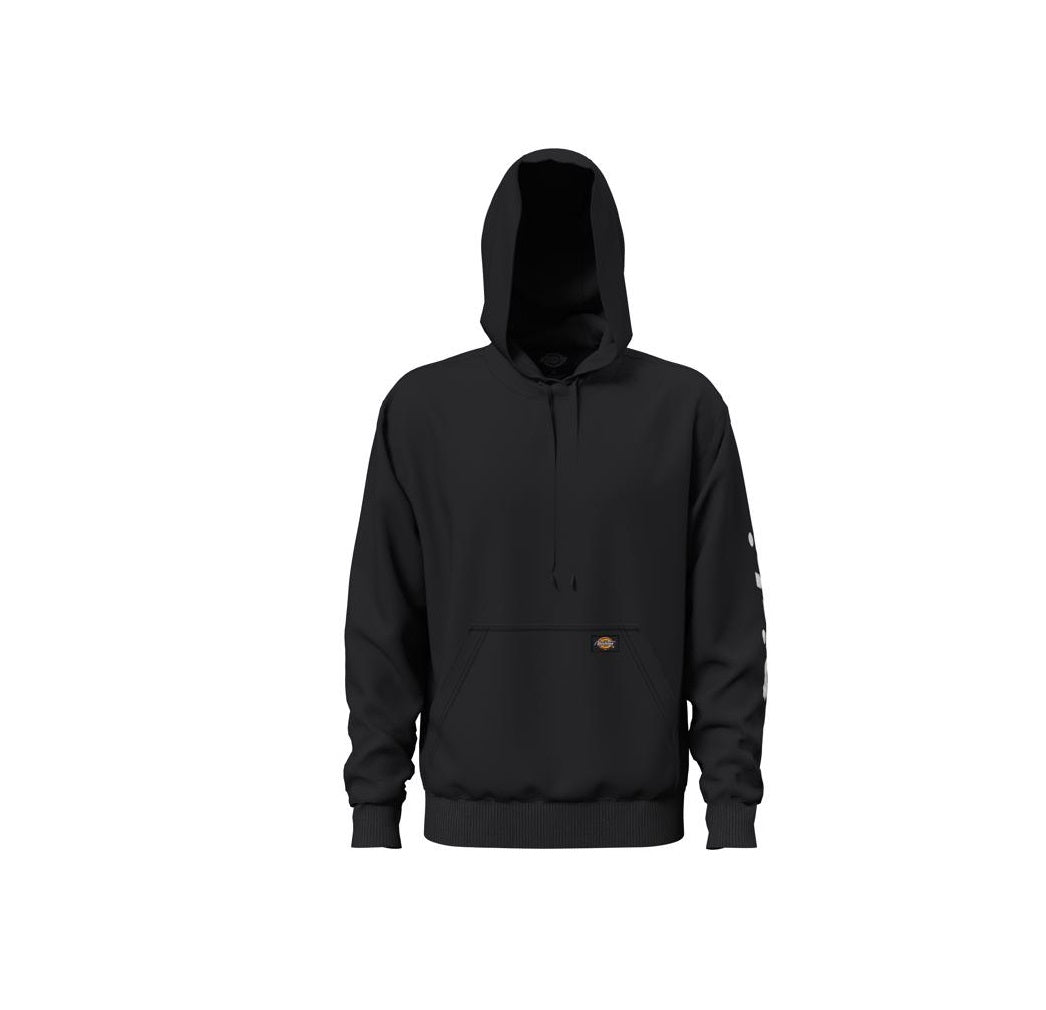Dickies TW22BKBK2X Long Sleeve Hooded Safety Sweatshirt, Black