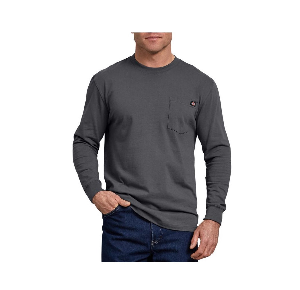 Dickies WL450CHM Heavyweight Tee Shirt, Charcoal Gray