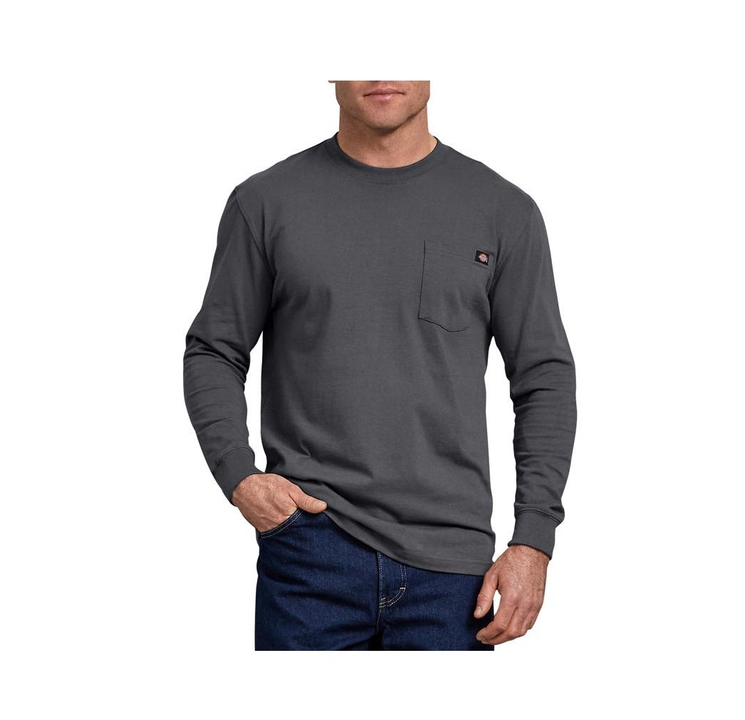 Dickies WL450CH2X Heavyweight Tee Shirt, Charcoal Gray