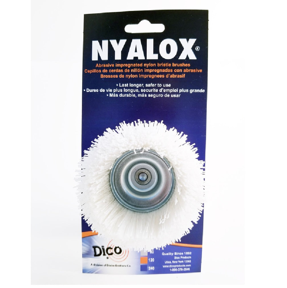 Dico 7200083 Nyalox Crimped Cup Brush, Nylon, 2 Inch