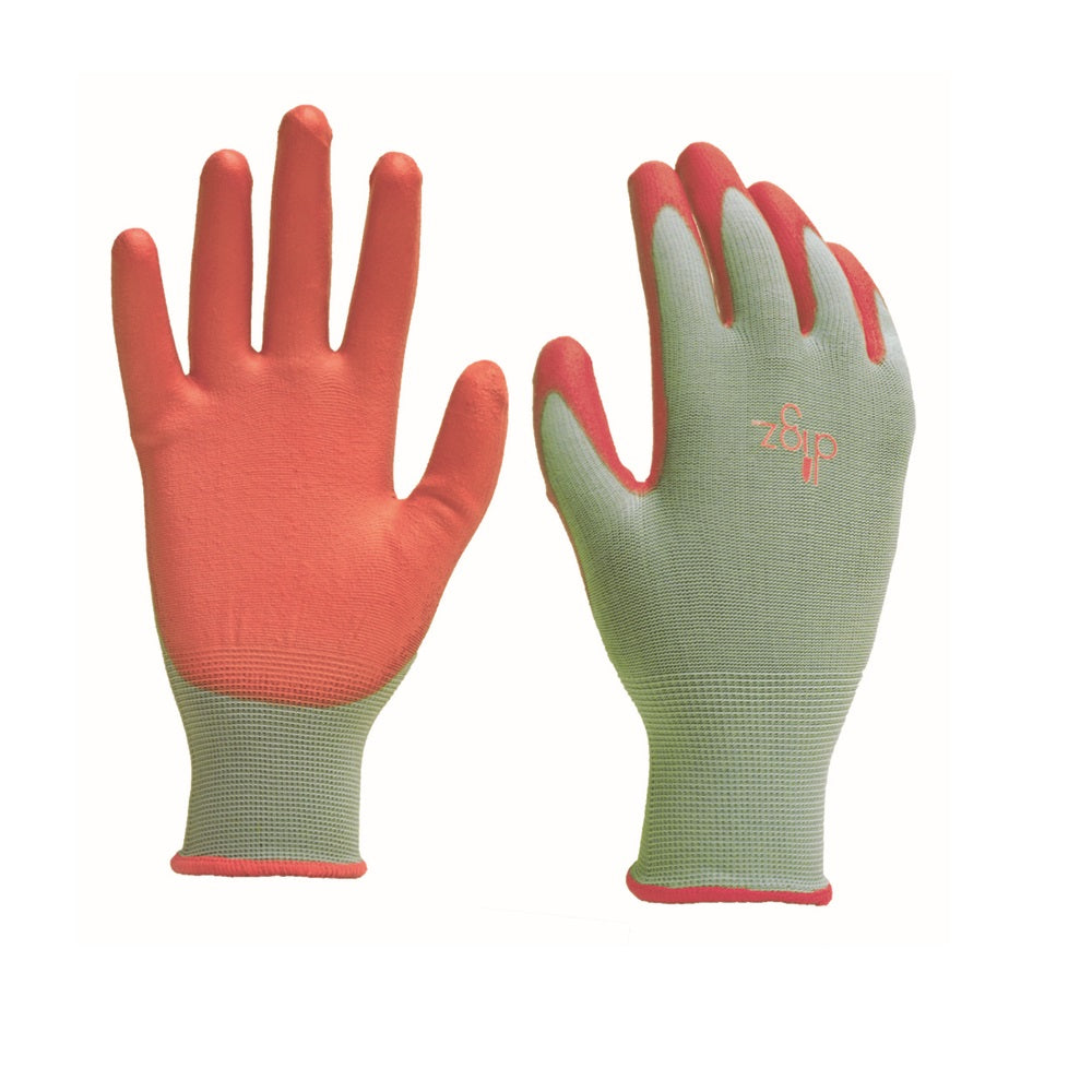 Digz 7696-26 Women's Stretch Knit Gardening Gloves, Medium, Green